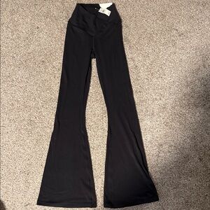 Aerie Black Flared Leggings